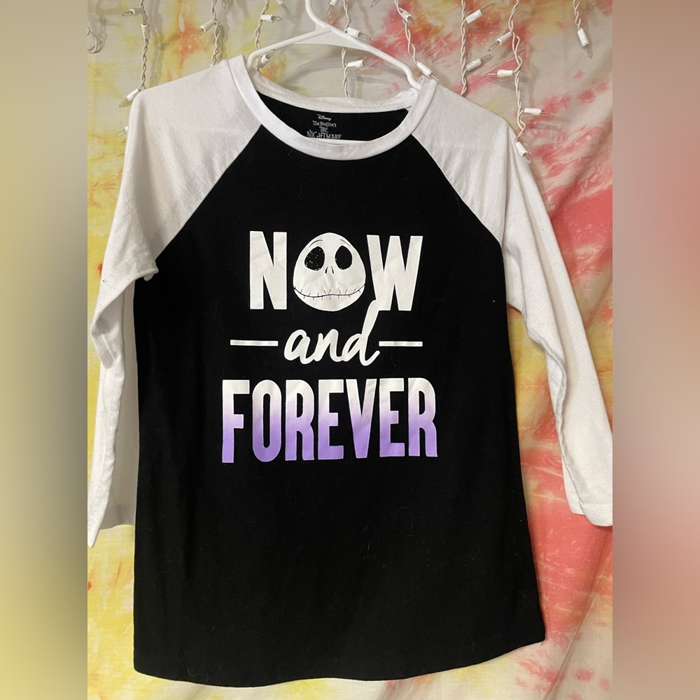 Disney Nightmare Before Christmas Baseball tee